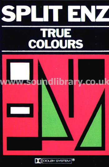 Split Enz True Colours UK Issue Stereo MC A&M CAM 64822 Front Inlay Card