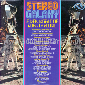 Stereo Galaxy A New World of Quality Sound UK Stereo LP Music For Pleasure MFP 50004 Front Sleeve Image