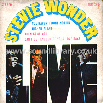 Stevie Wonder Barry White Dionne Warwicke Spinners Thailand 7" EP Royalsound TKR 208 Front Sleeve Image