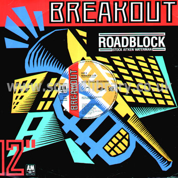 Stock Aitken Waterman Roadblock UK Issue Stereo 12" A&M USAF 611 Front Sleeve Image