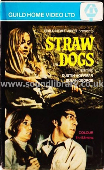 Straw Dogs Dustin Hoffman Betamax Video Guild Home Video GH 018 Front Inlay Sleeve