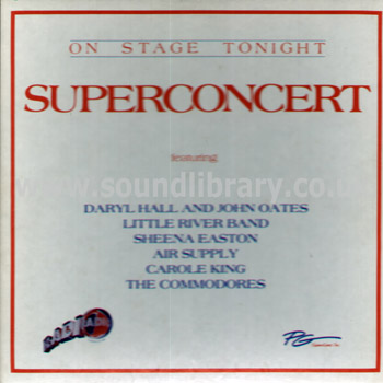 Daryl Hall And John Oates On Stage Tonight Super Concert USA Issue Box Set 2LP Front Box Image