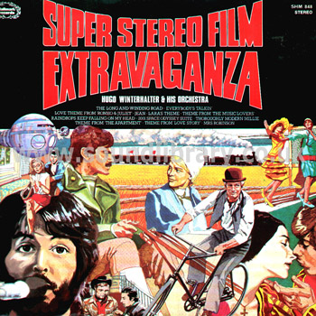 Hugo Winterhalter Super Stereo Film Extravaganza UK Stereo LP Hallmark SHM 848 Front Sleeve Image