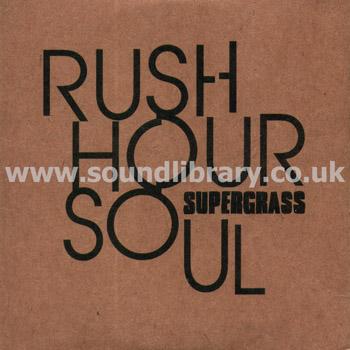 Supergrass Rush Hour Soul EU Issue Promotional CDS Parlophone CDRDJ 6612 Front Card Sleeve