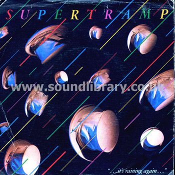 Supertramp It's Raining Again Portugal Issue Estereo 7" A&M AMS 9230 Front Sleeve Image