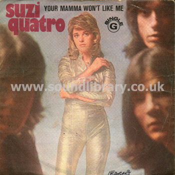 Suzi Quatro Your Mama Won't Like Me Portugal Issue 7" Front Sleeve Image