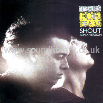 Tears For Fears Shout Remix Version UK Issue 12" Mercury IDEA 812 Front Sleeve Image
