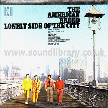 The American Breed Lonely Side Of The City USA Issue LP ATCA A 38008 Front Sleeve Image