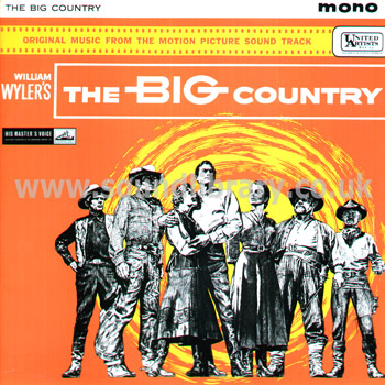 The Big Country Original Music From The Motion Picture UK LP United Artists CLP 1511 Front Sleeve Image