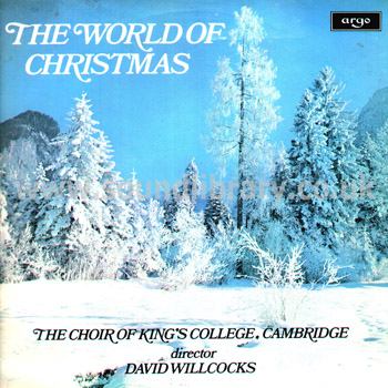 The World Of Christmas Kings College Choir Cambridge UK Stereo LP Argo SPA/A 104 Front Sleeve Image