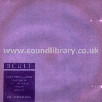 The Cult The Manor Sessions UK Issue 5 Track CD Beggars Banquet BBP 1 CD Front Inlay Image