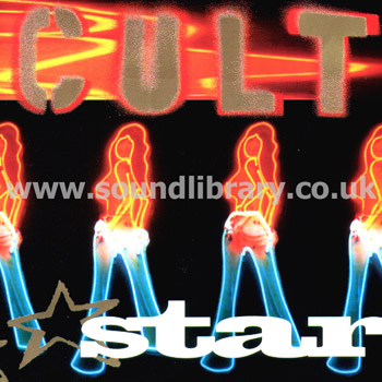 The Cult Star UK Issue CDS Beggars Banquet BBQ 45 CD Front Inlay Image