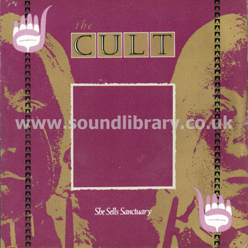 The Cult She Sells Sanctuary UK Issue 7" Beggars Banquet BEG 135 Front Sleeve Image