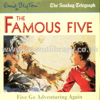 Enid Blyton The Famous Five - Five Go Adventuring Again UK Issue Card Sleeve CD Front Card Sleeve