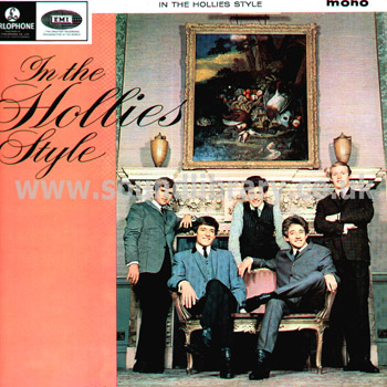 The Hollies In The Hollies Style UK Issue Mono LP Parlophone PMC 1235 Front Sleeve Image