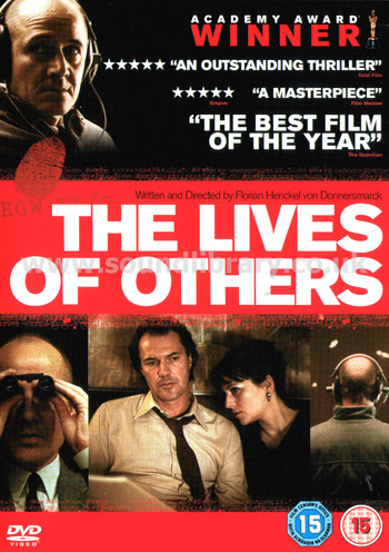 The Lives Of Others Florian Henckel Von Donnersmarck Region 2 DVD Lionsgate LGD93901 Front Inlay Sleeve