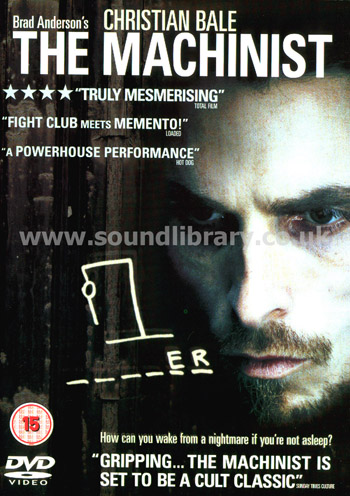 The Machinist Christian Bale Brad Anderson   Region Free DVD Prism Leisure PPA1731R Front Inlay Sleeve