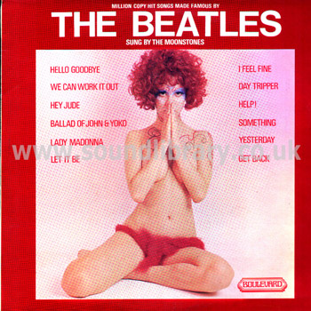 The Moonstones Million Copy Hit Songs Made Famous By The Beatles UK Issue Stereo LP Front Sleeve Image