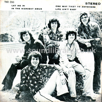 The Osmonds Let Me In / One Way Ticket To Anywhere Thailand Stereo 7" EP TKR TKR 096 Front Sleeve Image