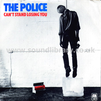 The Police Can't Stand Losing You UK Issue Coloured Vinyl 7" A&M AMS 7381 Front Sleeve Image