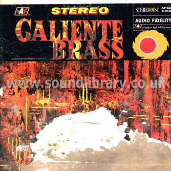 The Ralph Robles Octet Caliente Brass USA Issue Stereo LP Front Sleeve Image