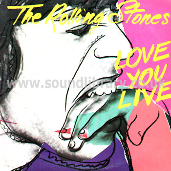 The Rolling Stones Love You Live UK Issue Stereo 2LP Rolling Stones Records COC 89101 Front Sleeve Image