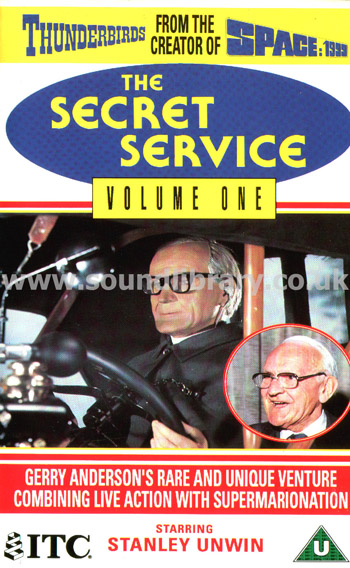 Secret Service Volume 1 Stanley Unwin VHS PAL Video ITC Home Video ITC 2021 Front Inlay Sleeve