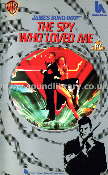 The Spy Who Loved Me James Bond Roger Moore VHS PAL Video Warner Home Video PES 99201 Front Inlay Sleeve