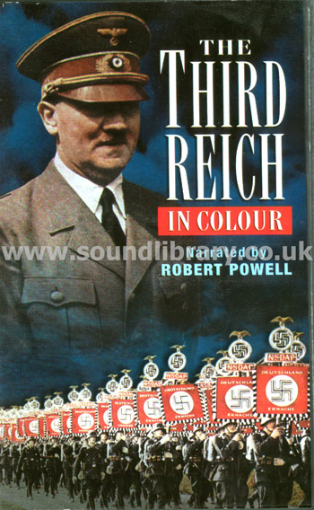 The Third Reich In Colour Robert Powell VHS PAL 2Video Front Inlay Sleeve