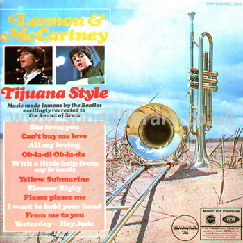 The Torero Band Lennon & McCartney Tijuana Style UK LP Music For Pleasure MFP 1318 Front Sleeve Image