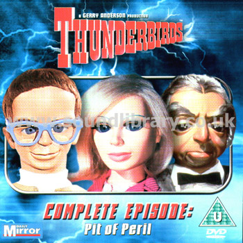 Thunderbirds - Pit Of Peril Barry Gray Region 2 PAL DVD Front Card Sleeve