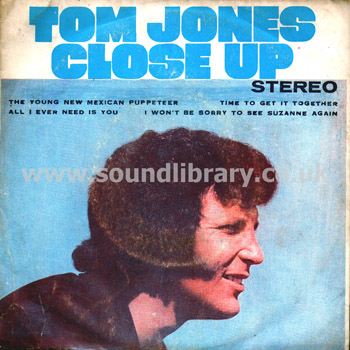 Tom Jones Close Up Thailand Issue Stereo 7" EP Front Sleeve Image
