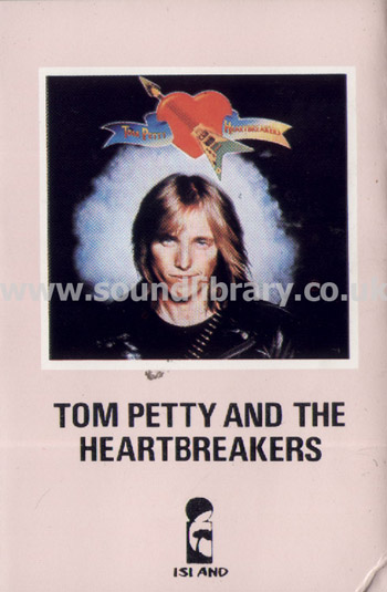 Tom Petty And The Heartbreakers UK Issue MC Island ZCSA 5014 Front Inlay Card