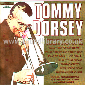 Tommy Dorsey Tommy Dorsey UK Issue Mono LP Stereo Gold Award MER 603 Front Sleeve Image
