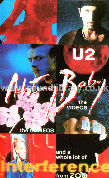 Achtung Baby U2 VHS PAL Video Polygram Video 085 556-3 Front Inlay Sleeve