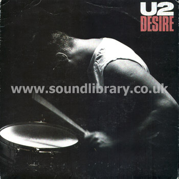 U2 Desire France Issue 7" Island IS 400 Front Sleeve Image
