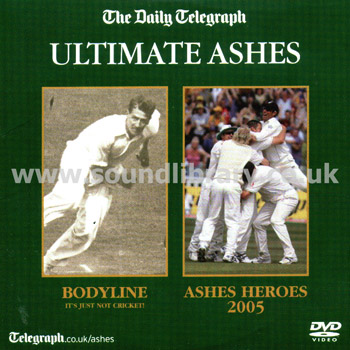 Ultimate Ashes Bodyline (It's Not Just Cricket), Ashes Heroes 2005 DVD TCP0199R Front Card Sleeve