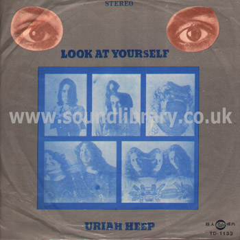 Uriah Heep Look At Yourself Taiwan Issue Stereo LP Union TD-1133 Front Sleeve Image