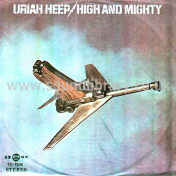 Uriah Heep High And Mighty Taiwan Issue Stereo LP Union TD-1838 Front Sleeve Image