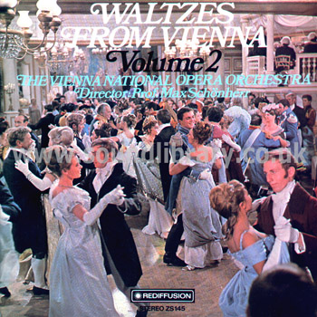 The Vienna National Opera Orchestra UK Issue Stereo LP Rediffusion ZS 145 Front Sleeve Image