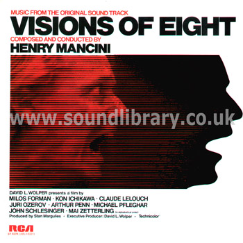Henry Mancini Visions Of Eight UK Issue Stereo LP RCA Victor SF 8379 Front Sleeve Image