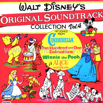 Walt Disney's Original Soundtrack Collection Vol. 4 Mono LP Front Sleeve Image