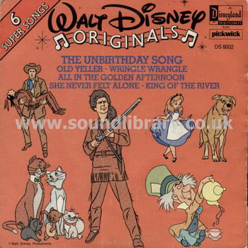 Walt Disney Originals - 6 Super Songs Unknown - Not Stated UK Issue Mono EP Front Sleeve Image