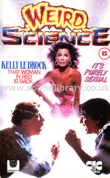 Weird Science Anthony Michael Hall VHS PAL Video CIC Video VHY 1193 Front Inlay Sleeve