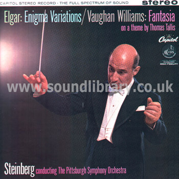 William Steinberg Elgar Enigma Variations UK Issue Stereo LP Capitol SP8383 Front Sleeve Image