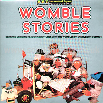Bernard Cribbins Womble Stories UK Issue Mono LP BBC Records REC 253 Front Sleeve Image