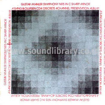 Wyn Morris Mahler Symphony No .5 UK Issue 2LP Independent World Release SYM3 Front Box Image