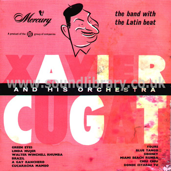 Xavier Cugat and His Orchestra Cugat's Favourites UK Issue 10" Mercury MPT 7002 Front Sleeve Image