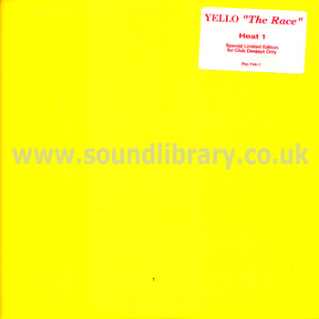 Yello The Race USA Issue Promotional 12" Mercury PRO 744-1 Front Sleeve Image