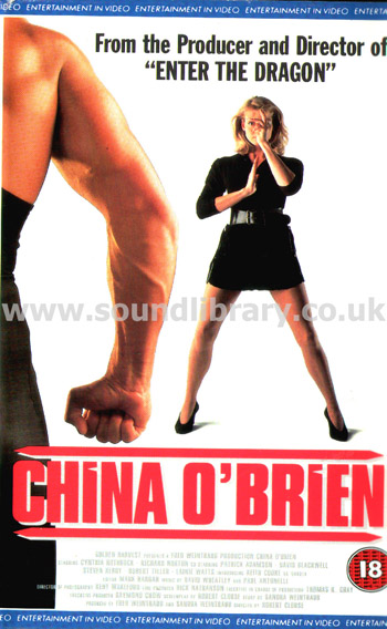 China O'Brien Cynthia Rothrock VHS PAL Video Front Inlay Sleeve